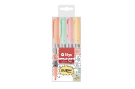 Resaltador FILGO x4 colores pasteles